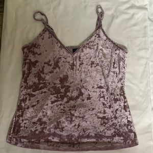 Velvet tank top